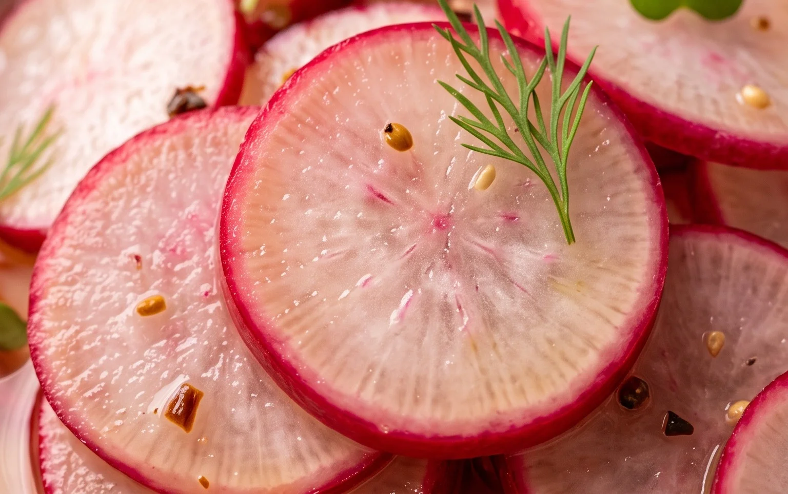 Easy Quick Pickled Radishes