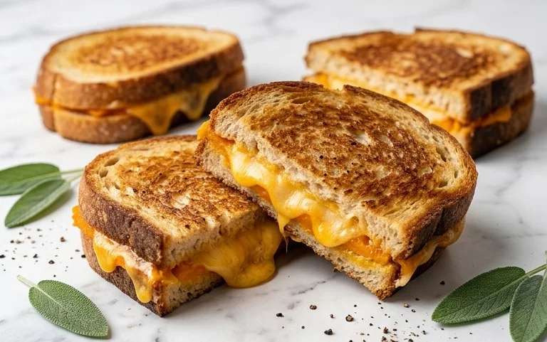 Sandwich Cheddar Courge Automnal Fondant