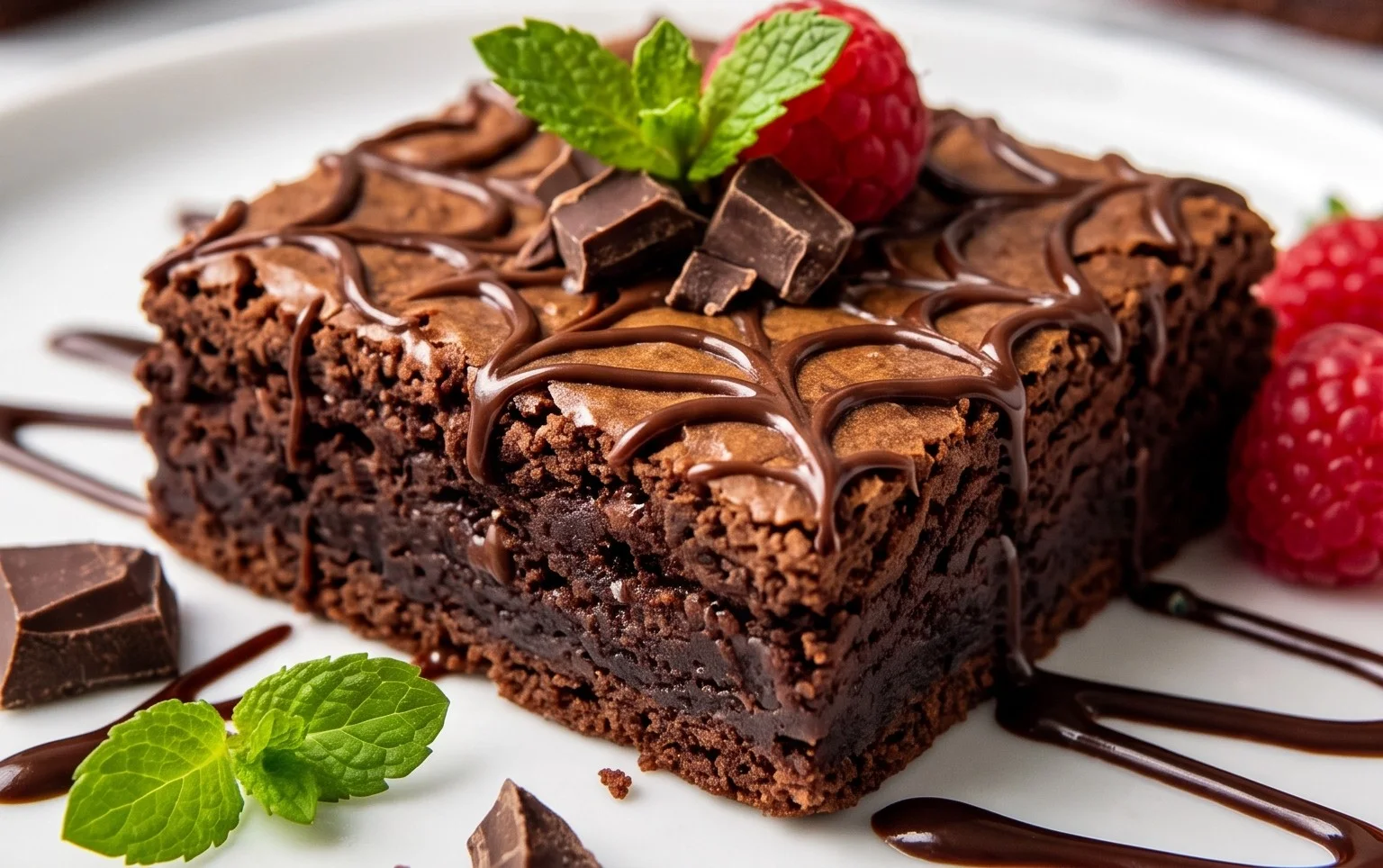 Spider Web Brownies