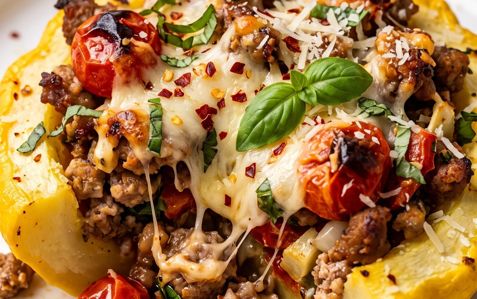 Italian Stuffed Patty Pan Squash