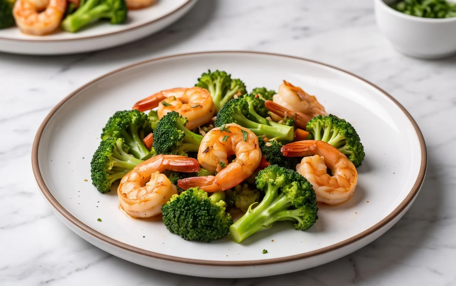 Recette Crevettes & Brocolis Rapide, Sain et Délicieux