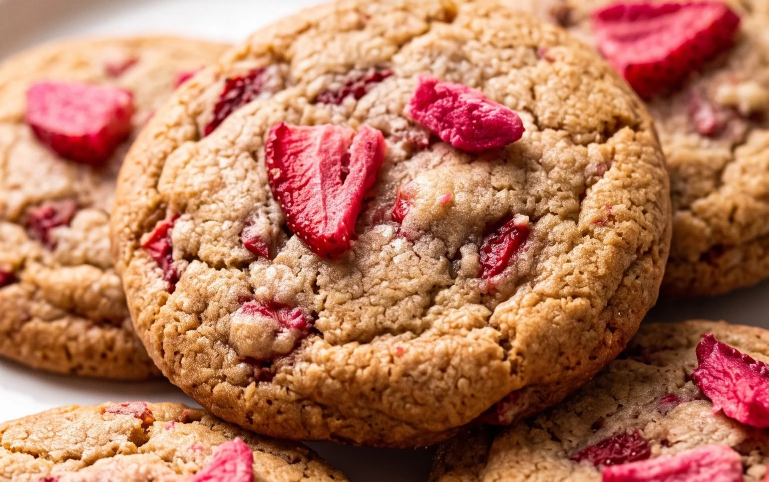 Strawberry Sugar Cookies (vegan)