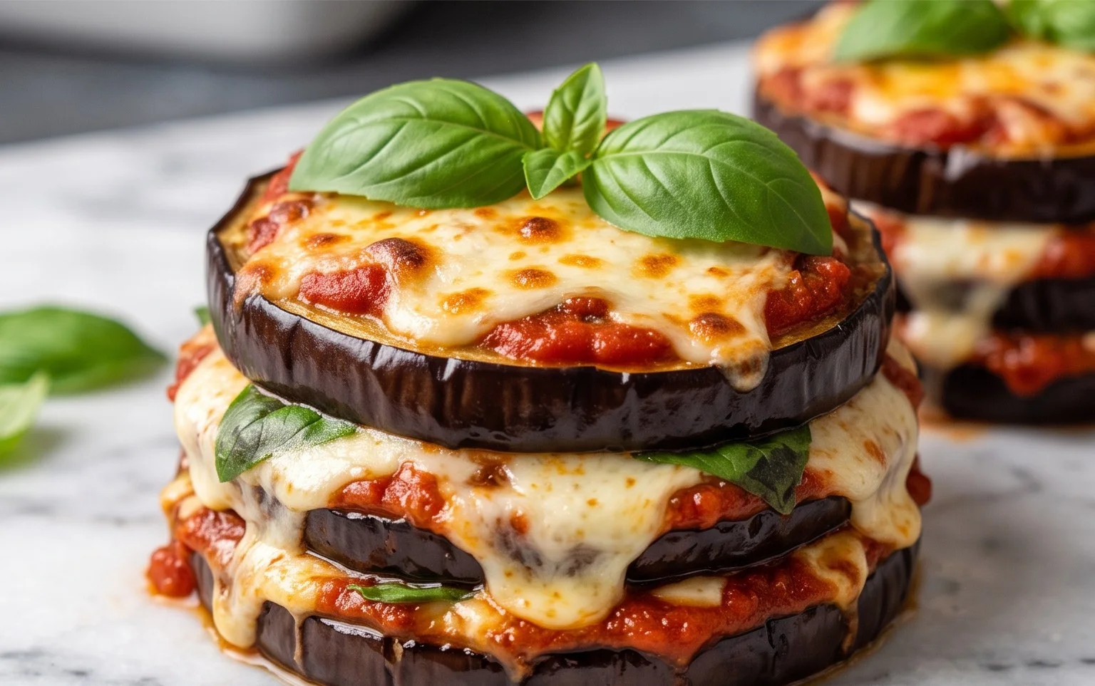 Empilements d&rsquo;Aubergines au Four : Recette Méditerranéenne Facile